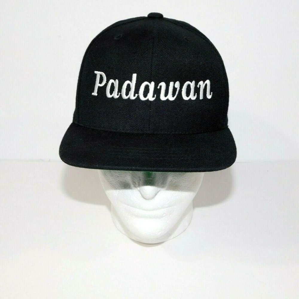 Star Wars PADAWAN Youth Snapback black white baseball hat cap Lids Wool Blend